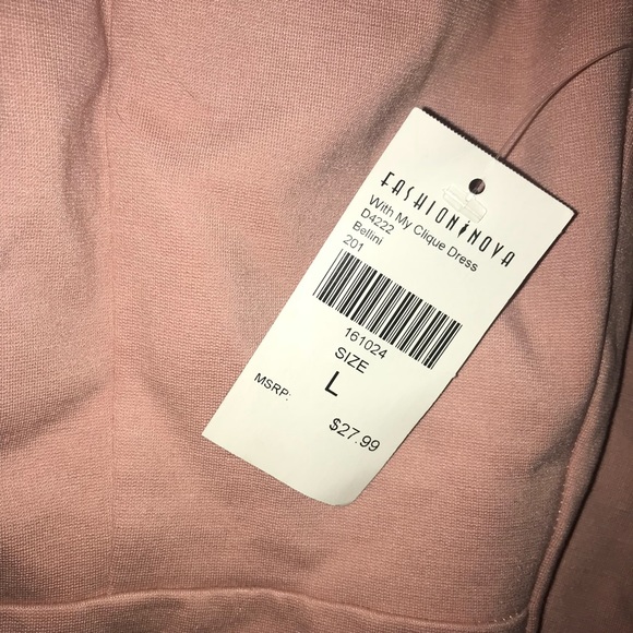 Fashion nova Blush Pink Dress - Picture 5 of 5